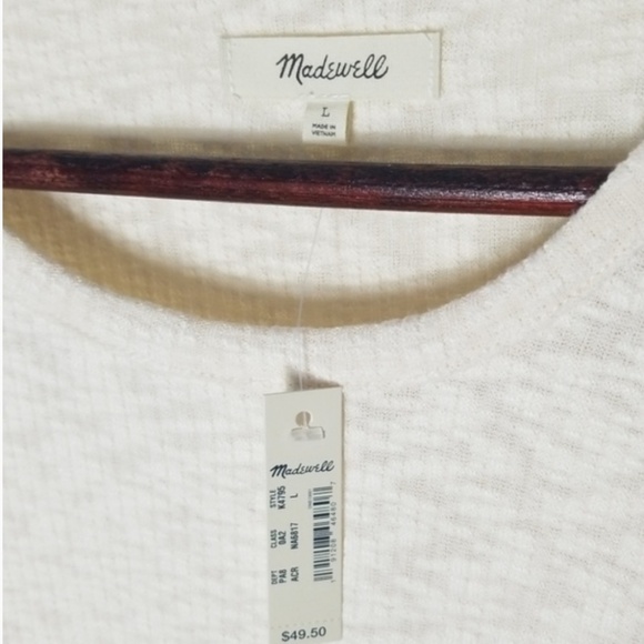 Madewell Button Sleeve Tee - Picture 5 of 5